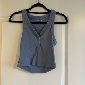 Abercrombie & Fitch Blue Women's Tank Top